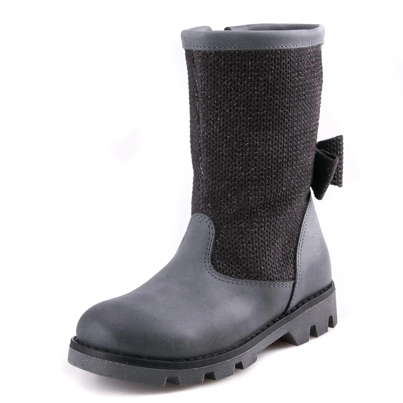 (2611B-1) Emel high winter boots grey bow