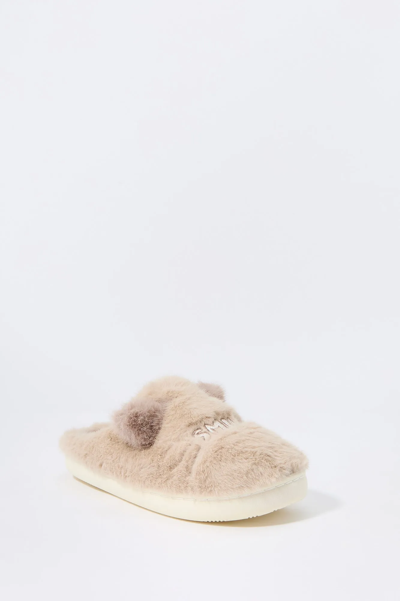 3D Critter Ear Plush Slipper