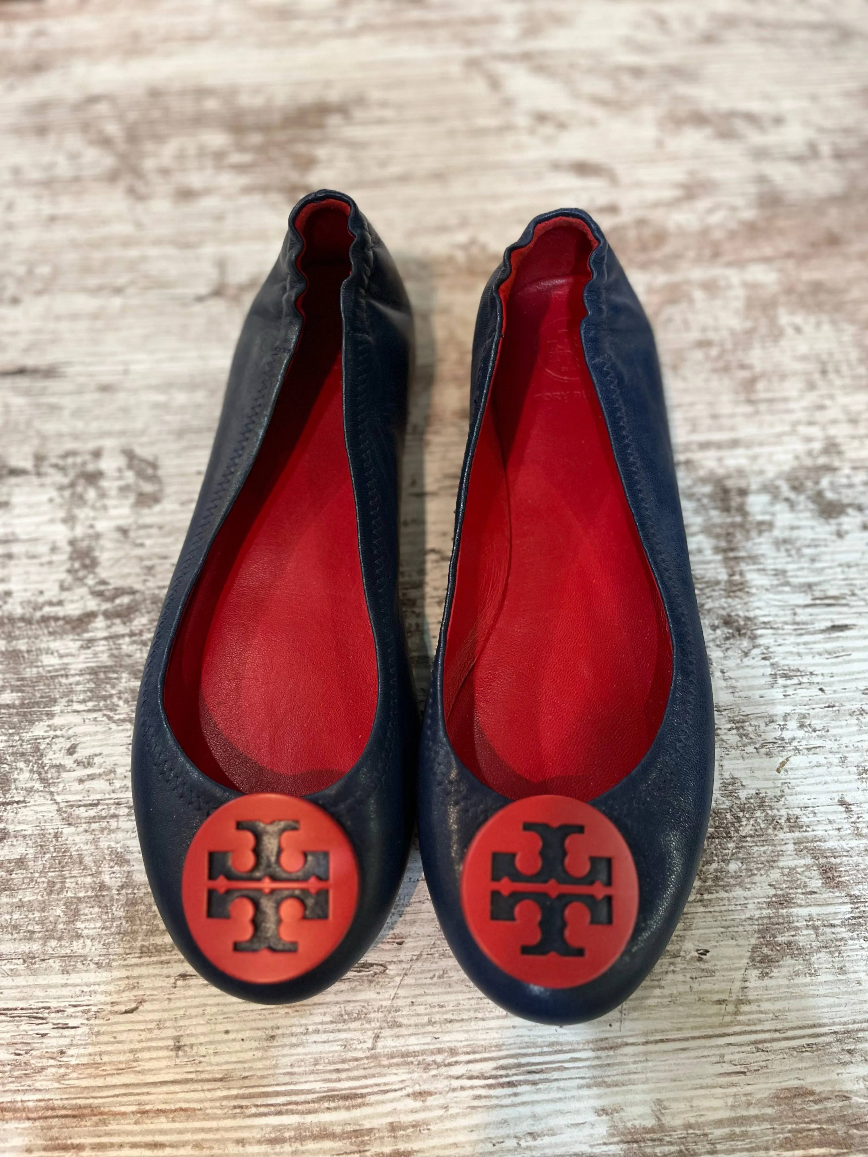 7 Tory Burch Navy Flats