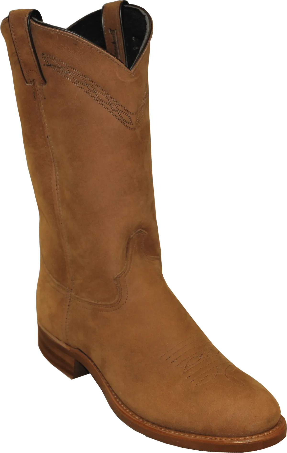 'Abilene' Men's 12" Cowhide Western Round Toe - Brown