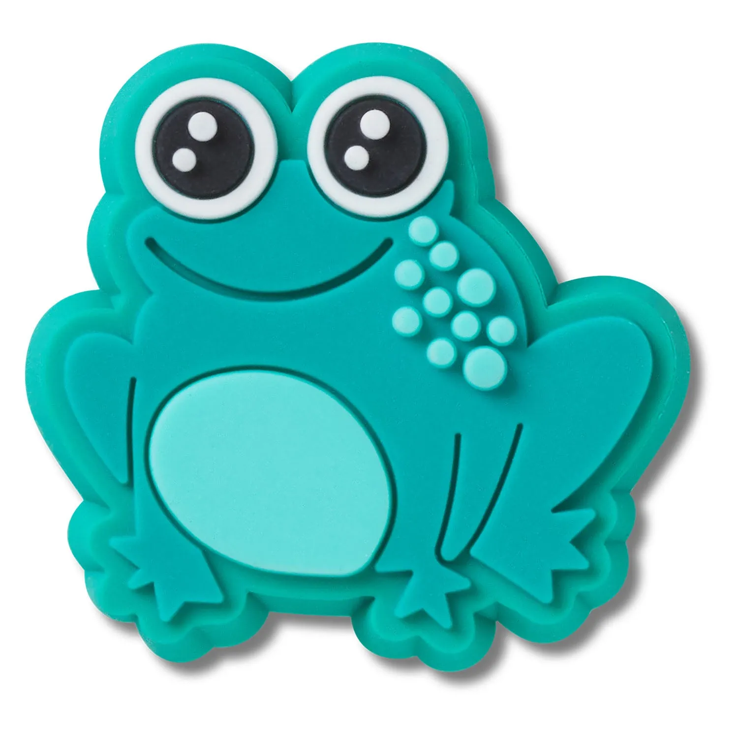 Aqua Froggie Jibbitz