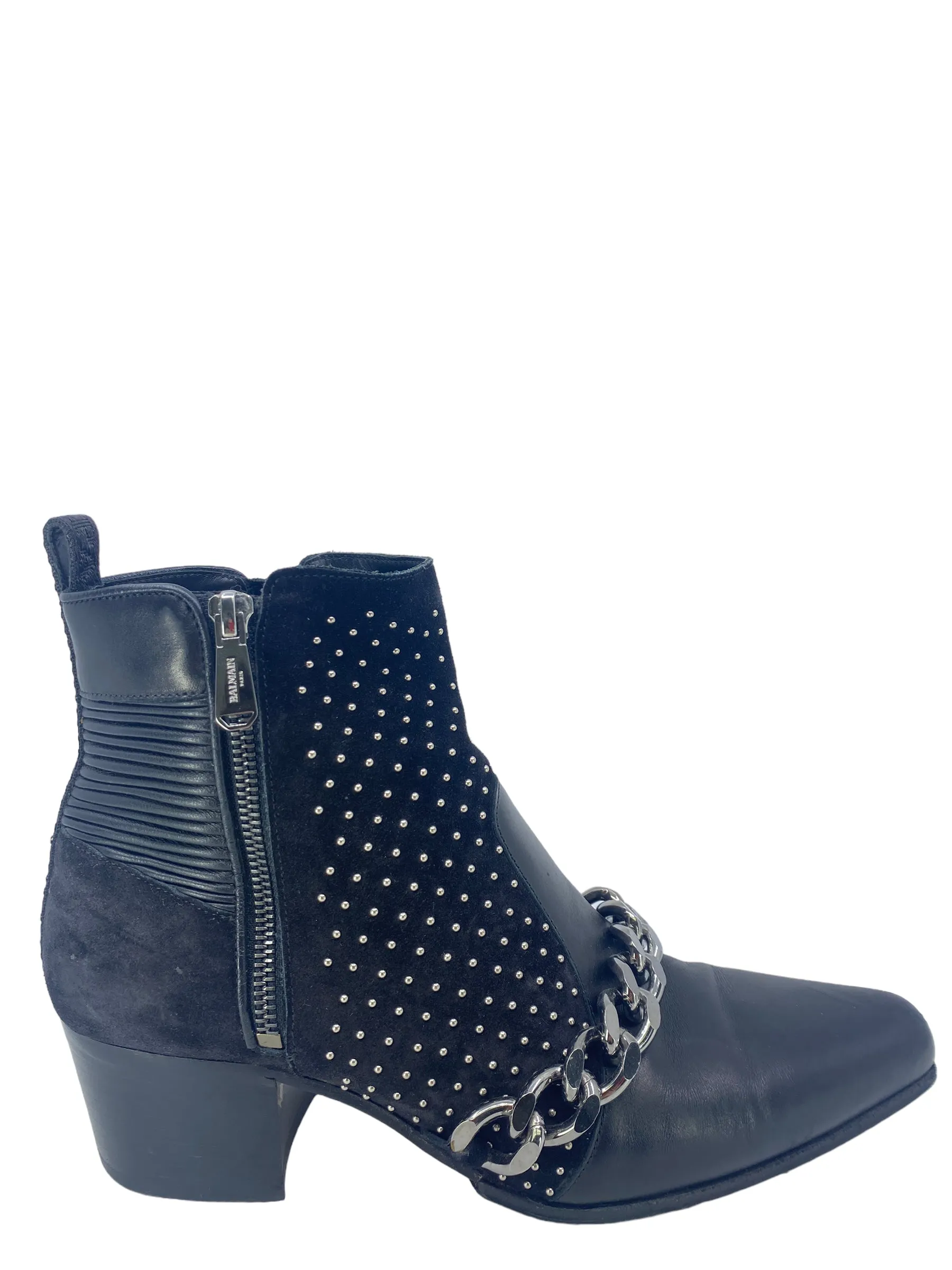 Balmain Black Ella Boots size IT 40