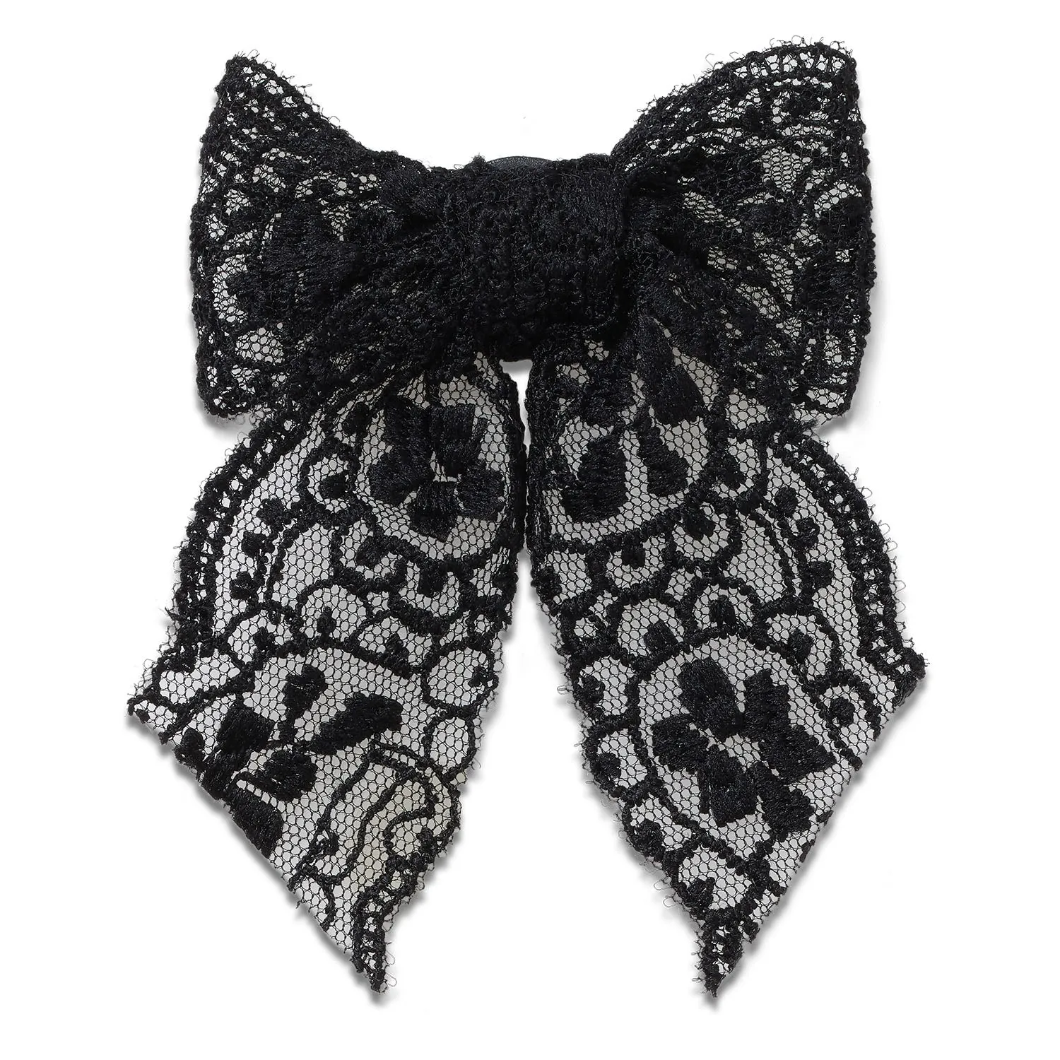 Black Lace Bow Jibbitz