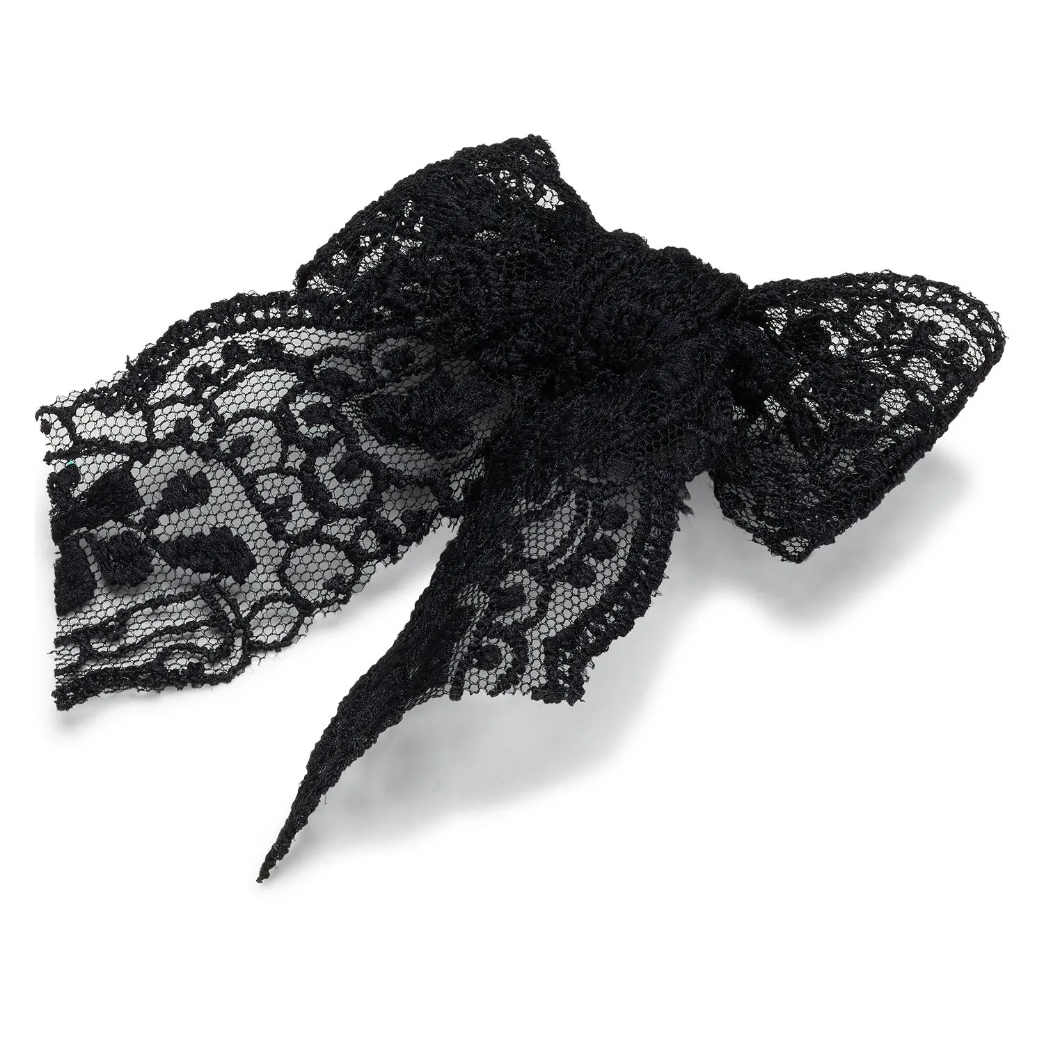 Black Lace Bow Jibbitz