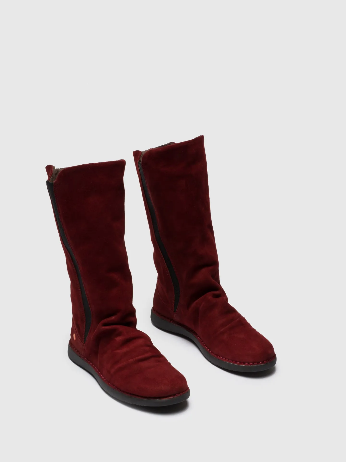 DarkRed Knee-High Boots