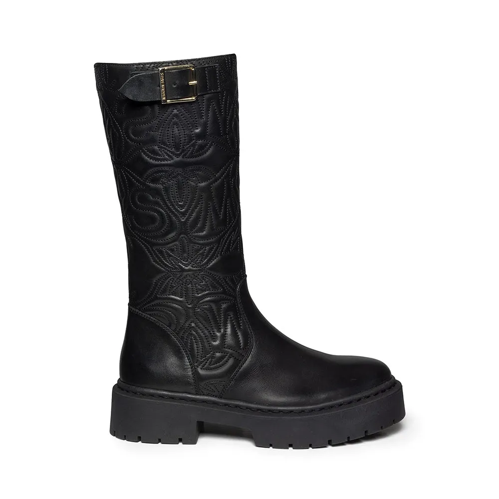 Gelina Boots BLACK LEATHER