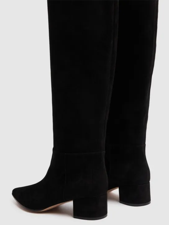 Gianvito Rossi   45mm Suede over-the-knee boots 