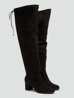 Haley Faux Suede Over-The-Knee Boots