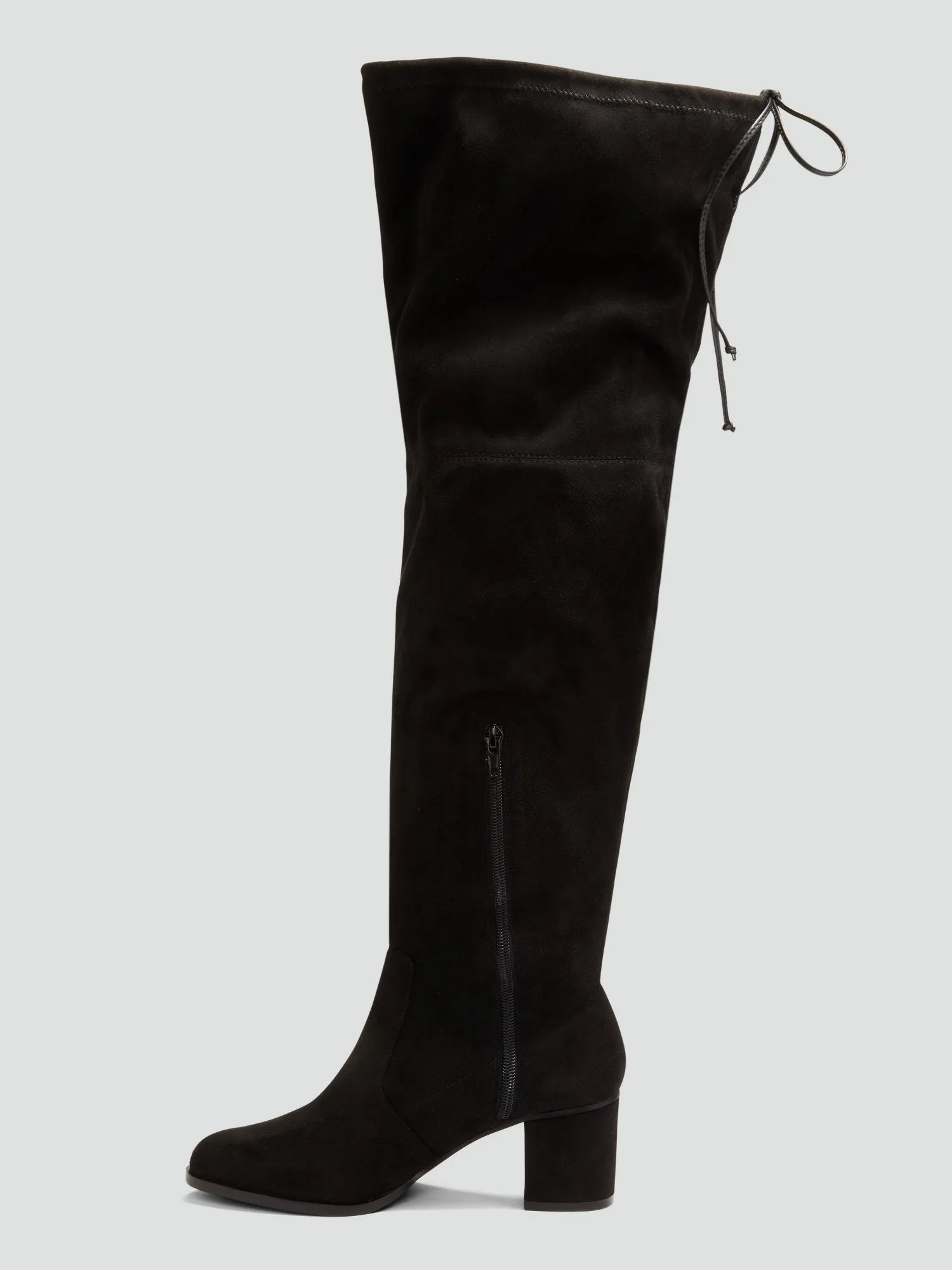 Haley Faux Suede Over-The-Knee Boots