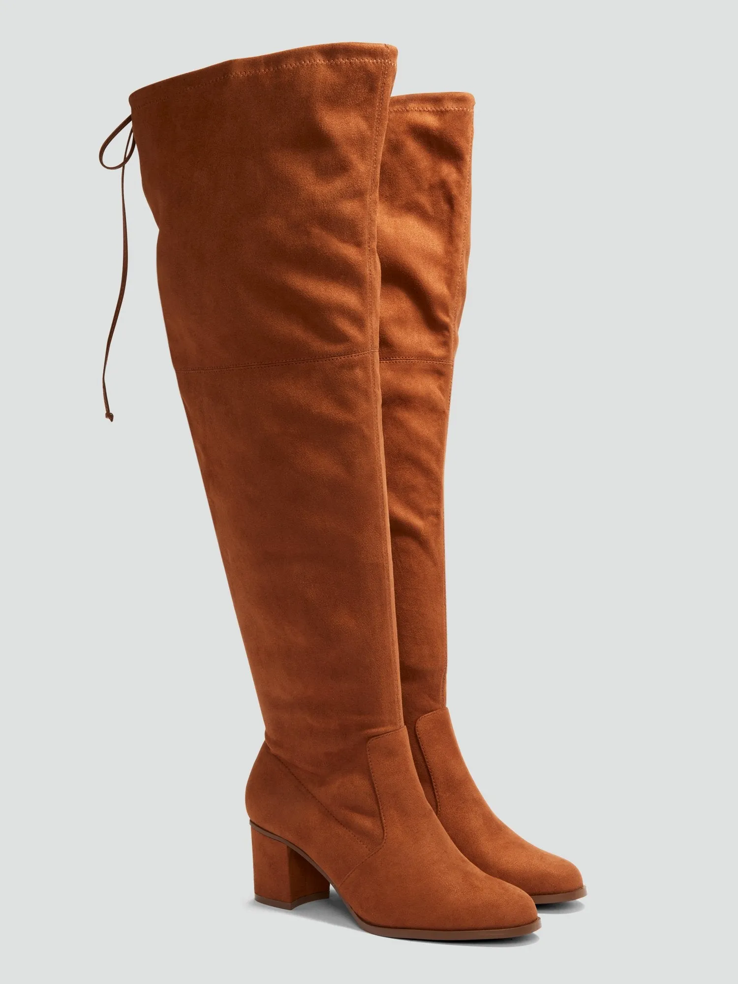 Haley Faux Suede Over-The-Knee Boots