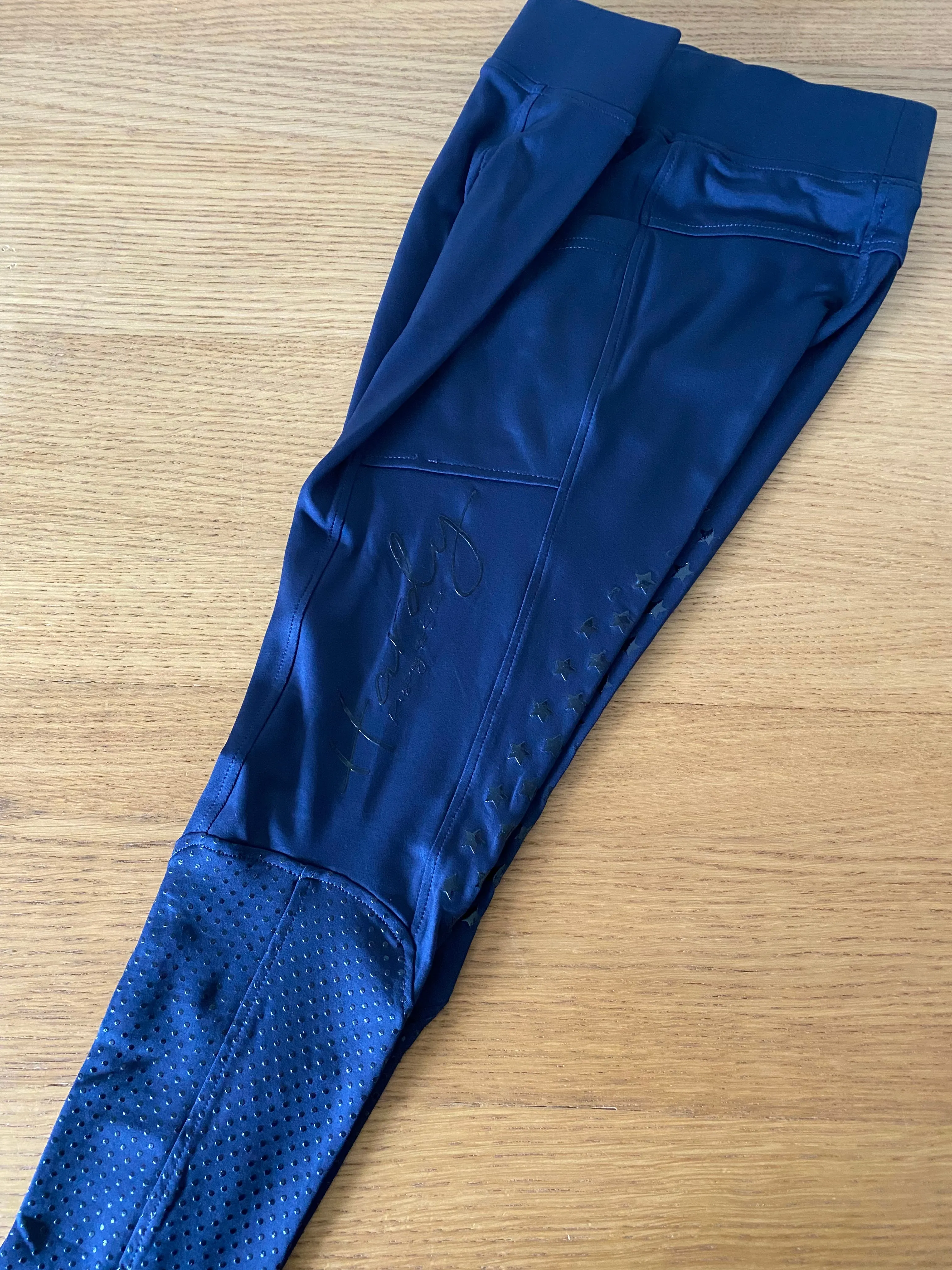 Hardy Equestrian Children's Style Rising Star Navy Riding Leggings