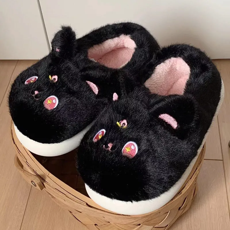 Kawaii anime cat slippers