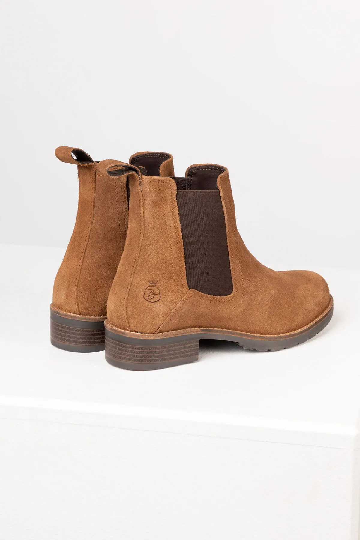 Ladies Suede Chelsea Boots - Allerston