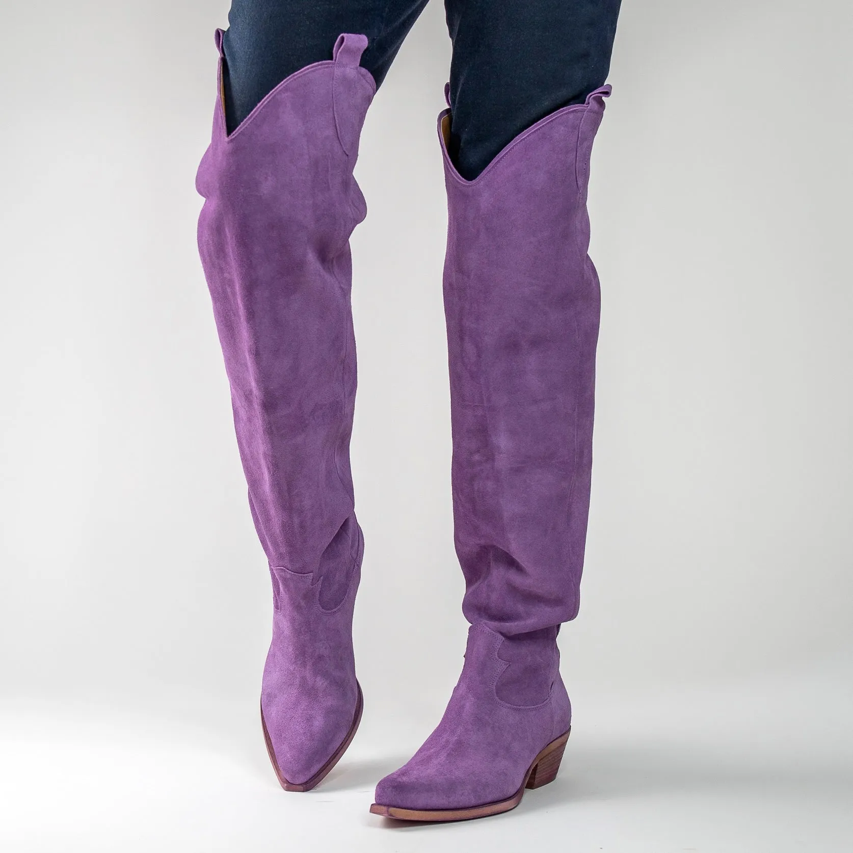 Laramie Lilac Suede