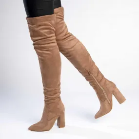 Madison Portia Long Boots - Taupe