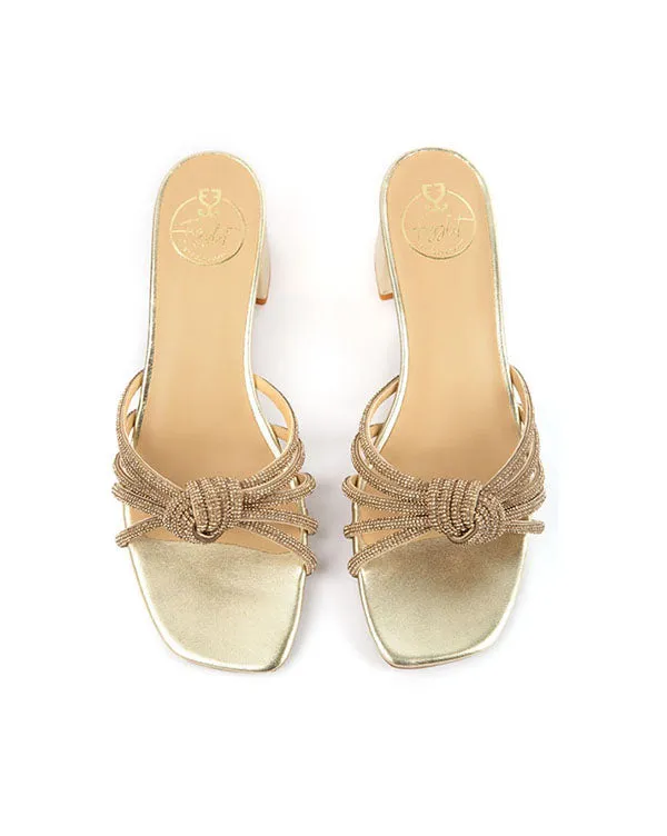 Mambo : Knot Heels - Golden