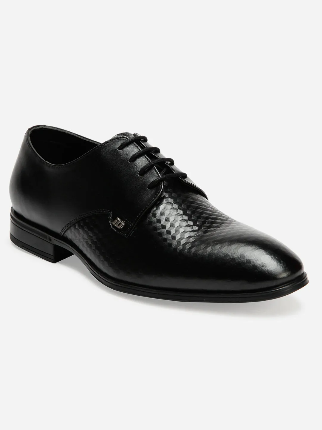 Men's Black 3D Finish Regular Toe Formal (ID2114)