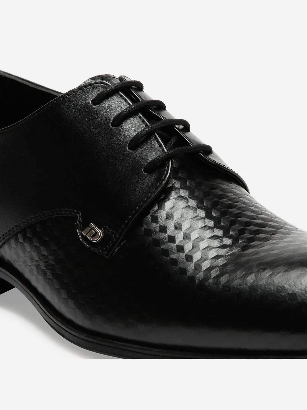 Men's Black 3D Finish Regular Toe Formal (ID2114)