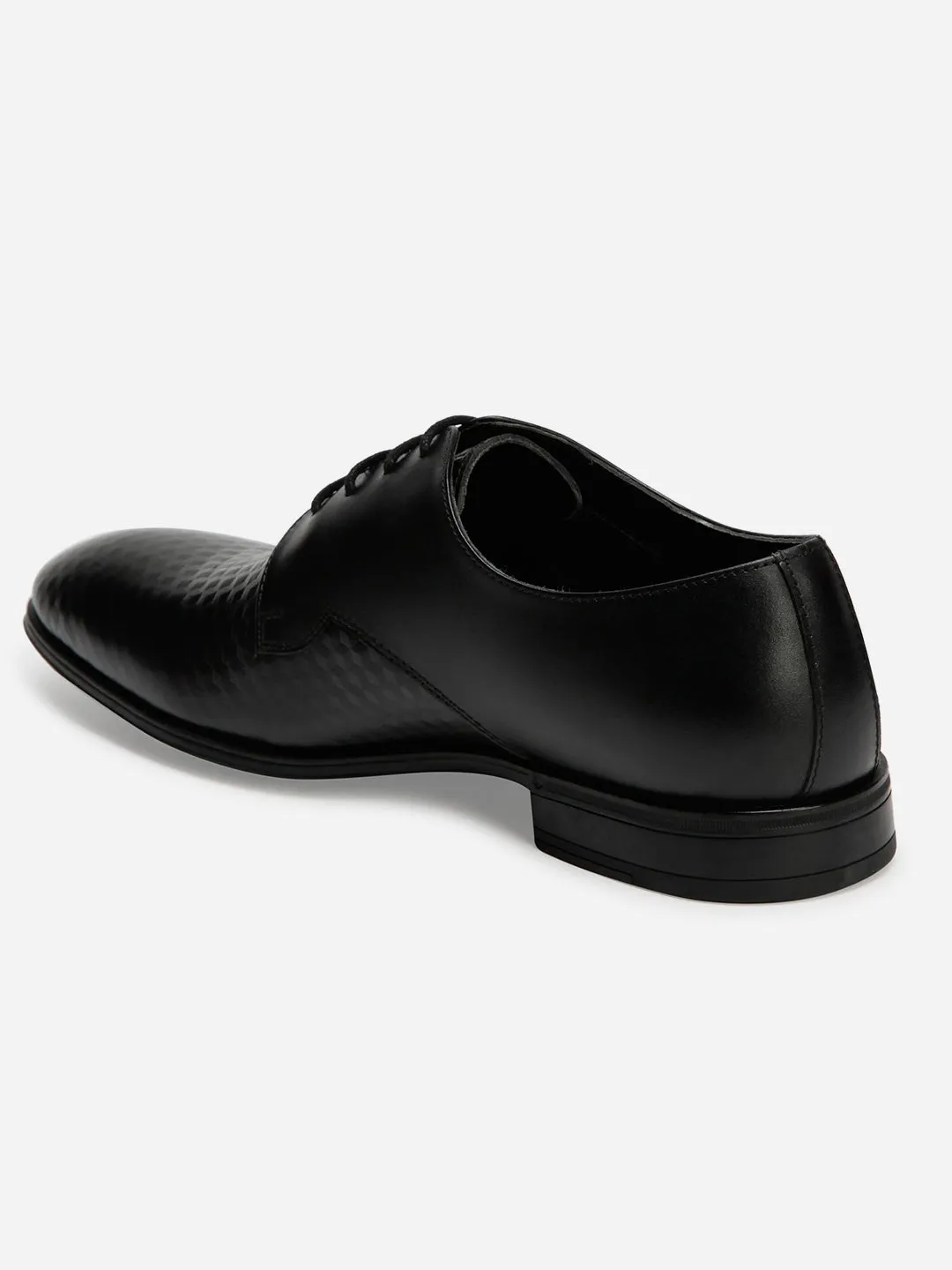 Men's Black 3D Finish Regular Toe Formal (ID2114)