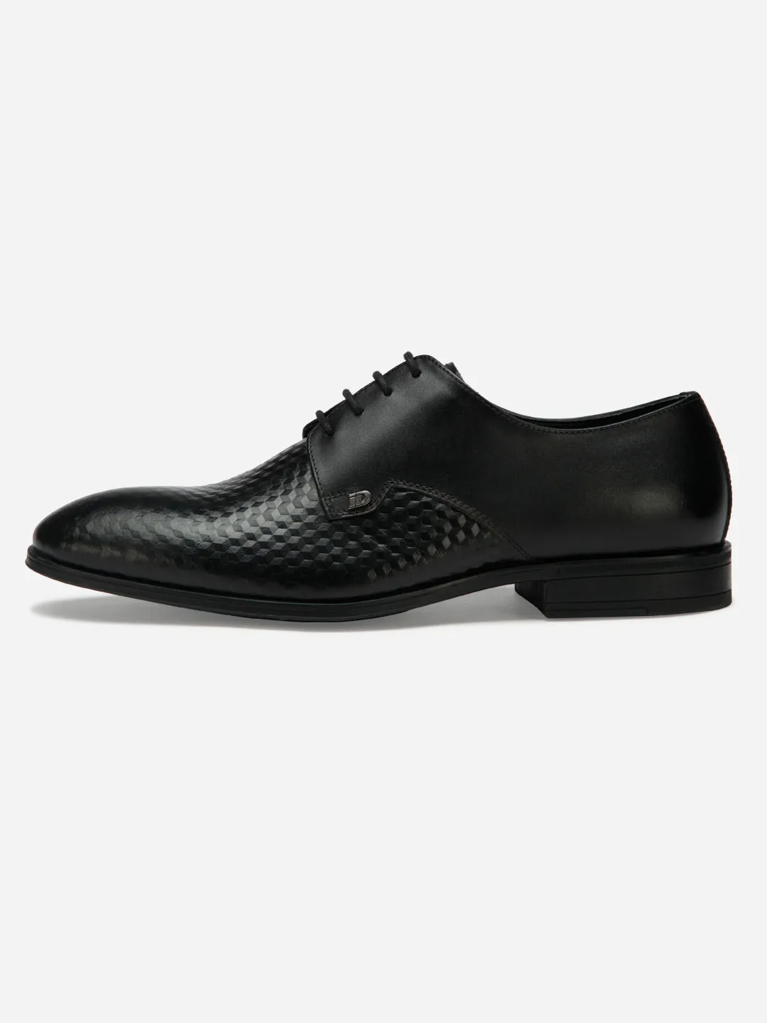 Men's Black 3D Finish Regular Toe Formal (ID2114)