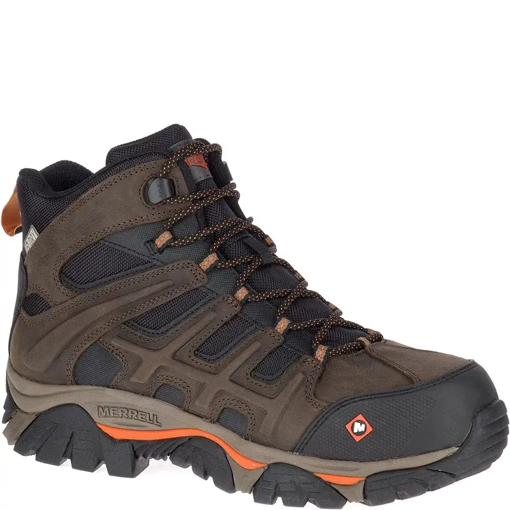 Moab 2 Mid Peak Men's Tactical Work Boots Wp Espresso