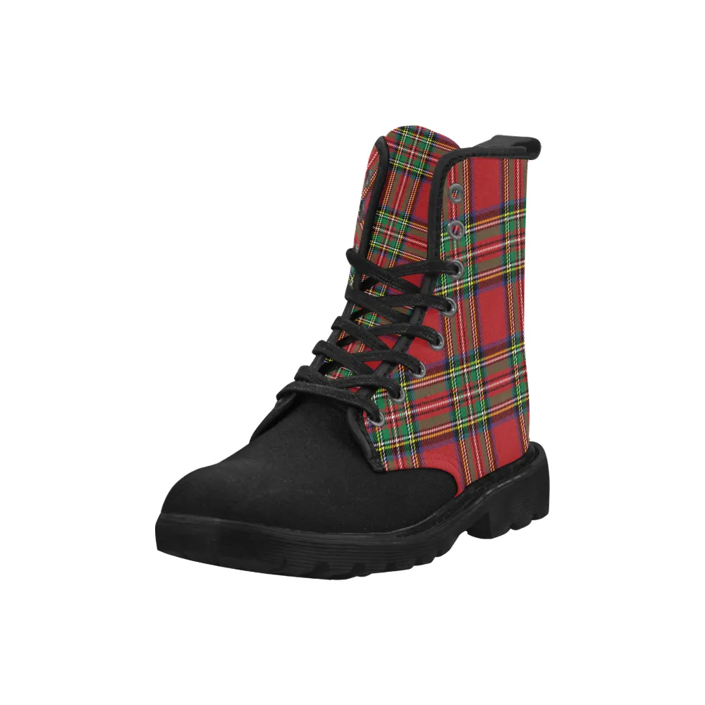 Royal Stewart Combat Boots - black