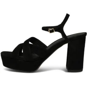 Shoe The Bear Nova Heels-Black Suede