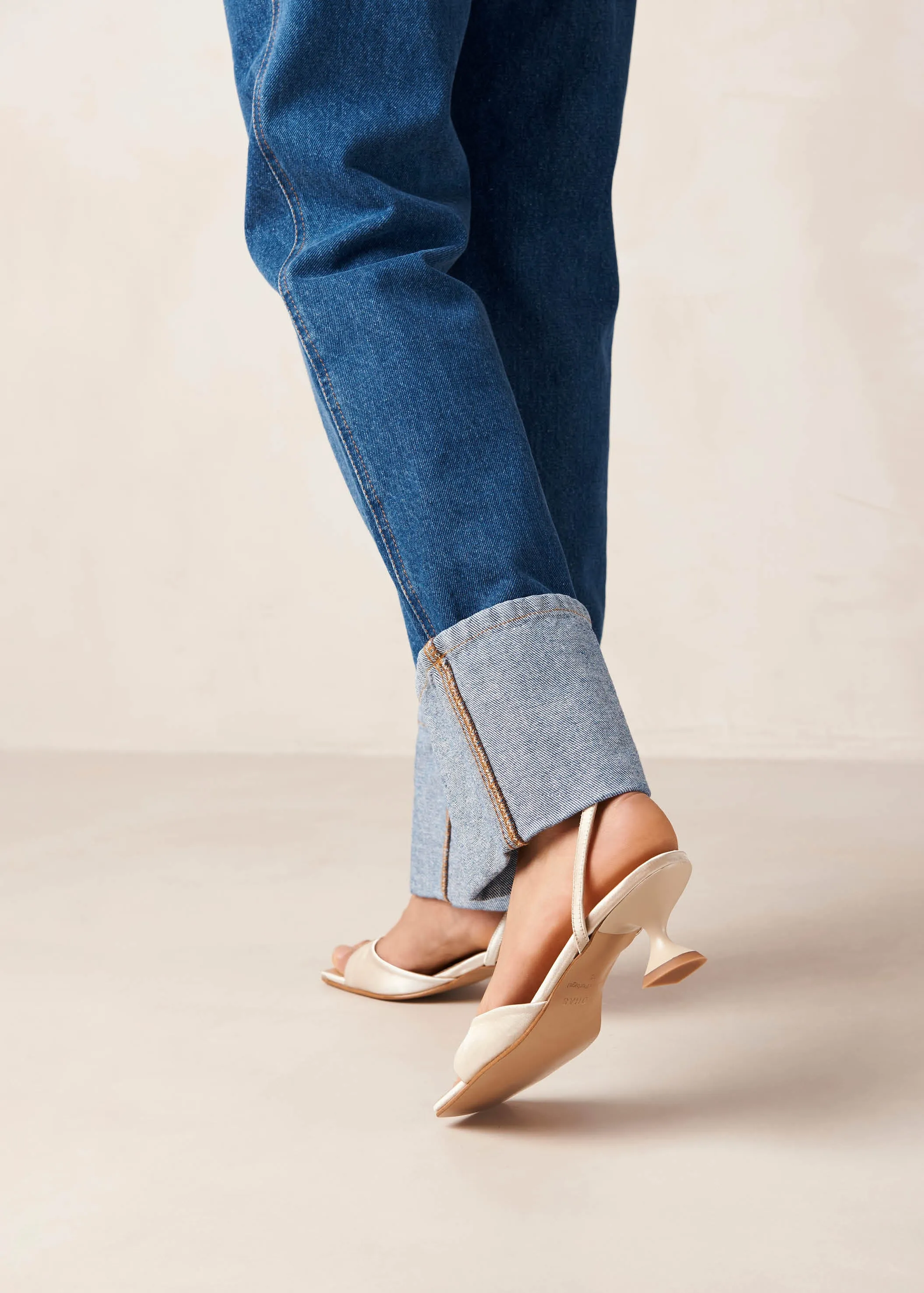 Skye Silky Cream Sandals