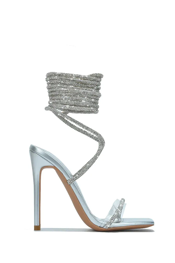 Women's Rhinestone Heel -BELLISIMO